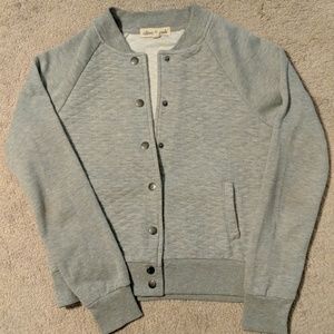 Olive & Oak Button Sweatshirt